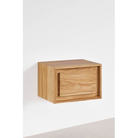 Set di mobili da bagno sospesi in legno di teak Jabari SKLUM            