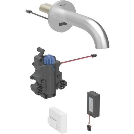 Geberit Piave grifo de lavabo, 220mm de proyección, con mezclador (1/2)