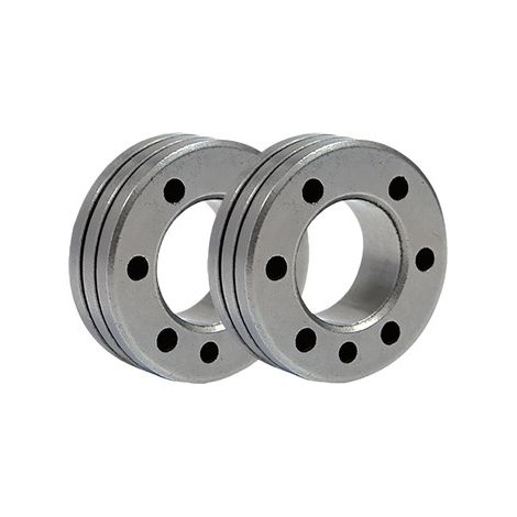 GYS Lot de 2 galets type C pour fil fourré acier - 0,9 - 1,0 / 1,2 mm