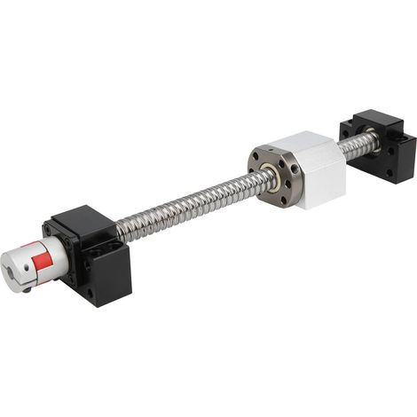 Tige filetée roulée 1204 avec écrou, support BK/BF, accouplement, précision élevée, kit axe linéaire 1204-250 mm pour CNC (1/5)