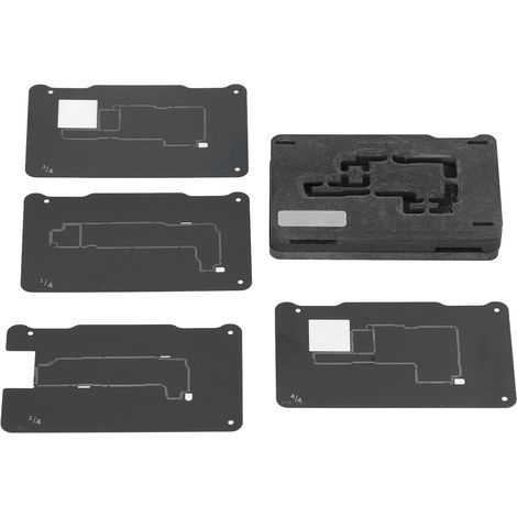 Station de reballing 4 en 1 plateforme magnétique double face pour soudure de cadre intermédiaire, compatible iPhone 13 et mobiles IOS. (1/5)