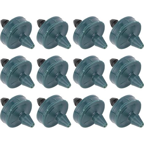 100 Pcs transmitter of Drop to Drop Compensateurs, 8L Pressure Dripper Irrigation to Compensation, Stabilisateur of Flow Irrigation of Garden Detachable for Hose ID 4 mm OD 7 mm (1/5)