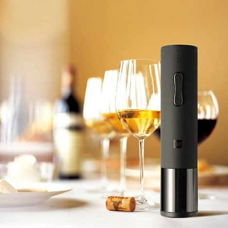 Huohou Automatic Wine Bottle Opener Kit 20-24mm Wine Cork Electric Corkscrew With Foil Cutter For (1/5)