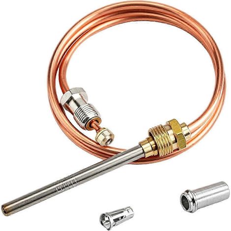 Thermocouple pour chauffe-eau CQ100A1013/U 24 pouces, thermocouple universel pour chaudière à gaz, compatible avec les chaudières et cuisinières à gaz. (1/5)