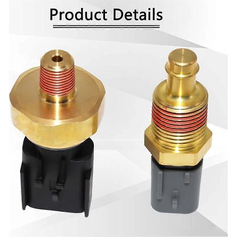 2 Pack Engine Oil Pressure Sensor Sender Switch & Coolant Temperature Sensor 5149062AA 5149077AB for Chrysler Aspen (1/5)