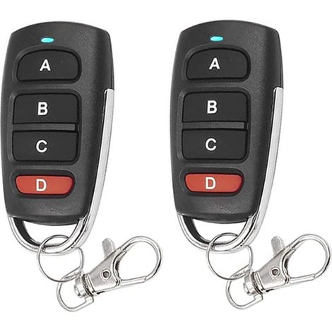 Télécommande 433 MHz, télécommande de garage, ouvre-porte de garage, télécommande universelle sans fil, transmetteur RF pour porte de garage, portail électrique (1/5)