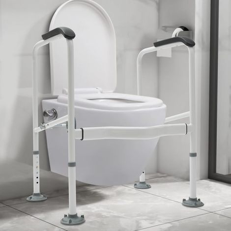 Toilet Frame Safety Hand Rail Grab Support Unit Elderly Disability Bathroom Aid (1/5)