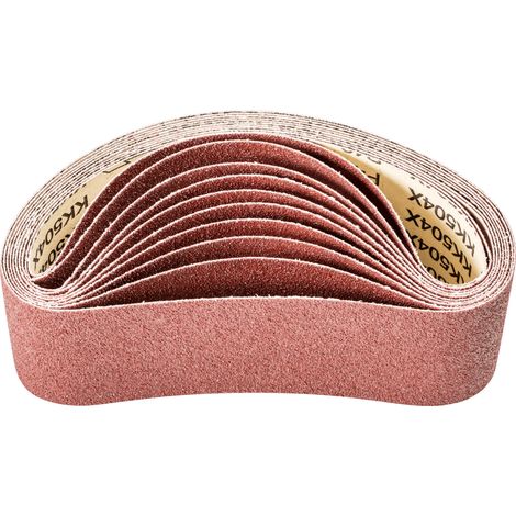 PFERD TOOLS Korund Schleifband BA 75x533 mm A40 für universelle Anwendung mit Bandschleifer 10 Stk