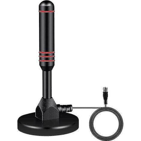 Antenne TV intérieure HD puissante pour salon, caravane, camping-car, HDTV DTMB DVB-T ISDB, connecteur F mâle Eph (1/5)