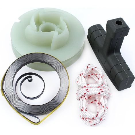 Jeu de corde de poignée pour poulie de démarreur pour Husqvarna 362 365 371 372 Tronçonneuse 503859601 (1/5)