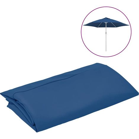 Maison Exclusive - Telo di Ricambio per Ombrellone Azzurro 300 cm