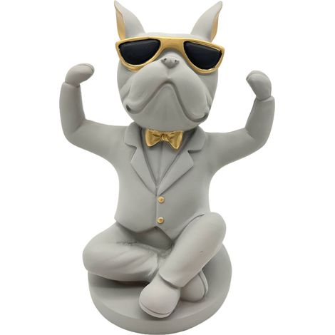 Portaocchiali Bulldog II, grigio
