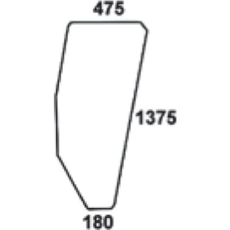 Vetro portiera DX UNIVERSALE D9006 (1/2)