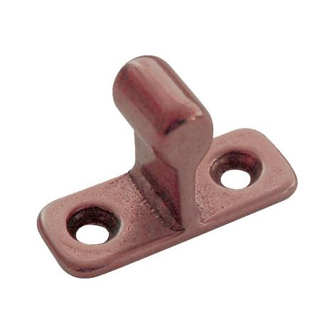 INCONTRO FERMAPORTA A PINZA AD AVVITARE - MM 14X34 H.MM 24 OTTONE BRONZATO- 10 pezzi