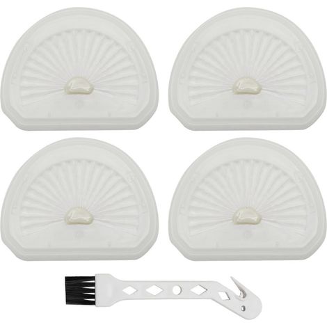 Lot de 4 filtres HEPA de rechange pour aspirateur à main Black & Decker Dustbuster VLPF10 HLVA320J00 (1/5)
