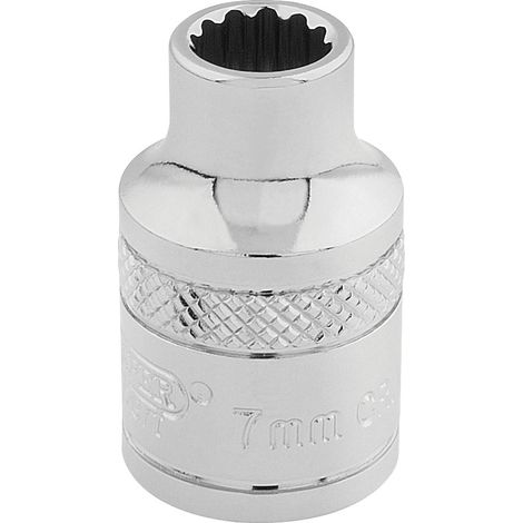 Draper 3/8 Square Drive Hi-Torq&174 12 Point Socket (7mm) (32767) (1/5)