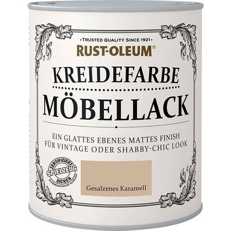 Rust-Oleum Kreidefarbe Möbellack 125 ml gesalzenes karamell Kreidefarbe
