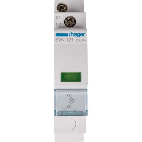 Lampe modulaire monogaz verte 230V AC SVN121