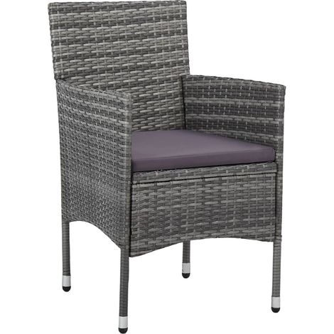 Maison Exclusive - Sillas de comedor para jardín 2 unidades ratán