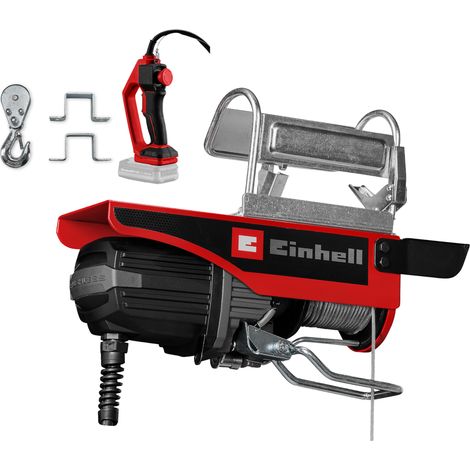 Einhell Palan sans fil TE-EH 18/250 Li BL PXC (18 V, Brushless, capacité de charge 125 kg / 250 kg avec poulie de renvoi) Livré sans Batterie ni Chargeur (1/4)