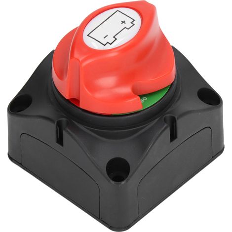 275A Batterietrennschalter Haupttrennschalter mit M10-Anschluss, Schrumpfschlauch, 12–36 V DC (1/5)