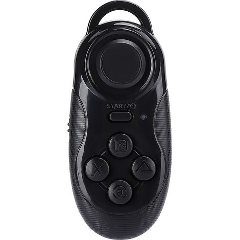 Mini-Bluetooth-Fernbedienung für Smartphones, VR-Brillen und Spiele – Schwarz (1/5)