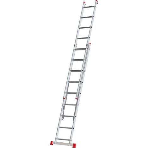 Monmobilierdesign – Échelle transformable en aluminium 2 plans 9 marches – Antidérapante – Charge maximale 150 kg – Conforme normes EN-131 (1/5)