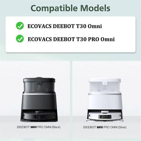 Für die Staubsauger T30 Omni und T30 PRO Omni: Hauptseitenbürste, HEPA-Filter, Reinigungstuch und Staubbeutel. (1/5)