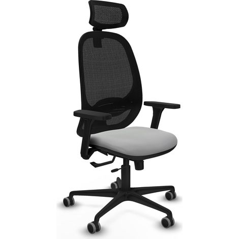 Chaise de bureau piqueras y crespo Cilanco noir mousse haute densité (1/2)