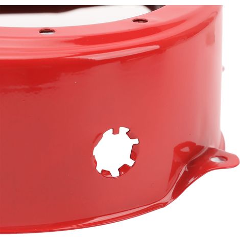 Tapa del arrancador de retroceso, ventilador y volante de inercia de metal rojo para motores GX160 de 5.5 HP y GX200 de 6.5 HP.