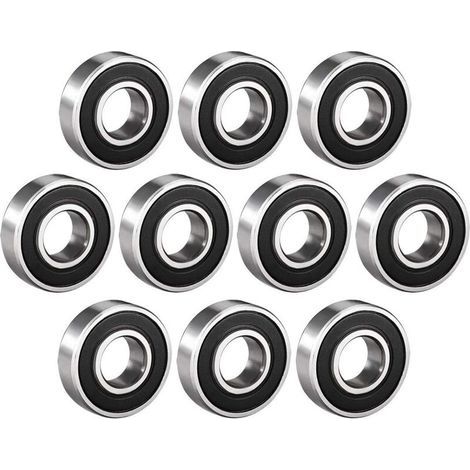 Roulement à bille 12 mm x 28 mm x 8 mm – Acier scellé 6001-2RS – Charge max dynamique – Pour imprimantes 3D et machines à mouvement rotatif (1/5)