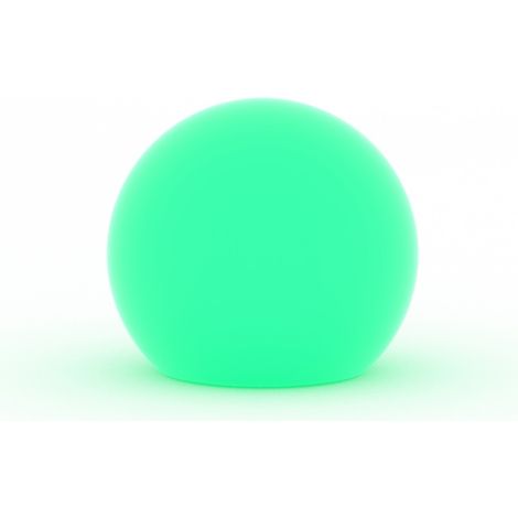 Lampada sfera luminosa da giardino mod. Hoop Ø 40 cm Luce Verde con Cavo (1/5)