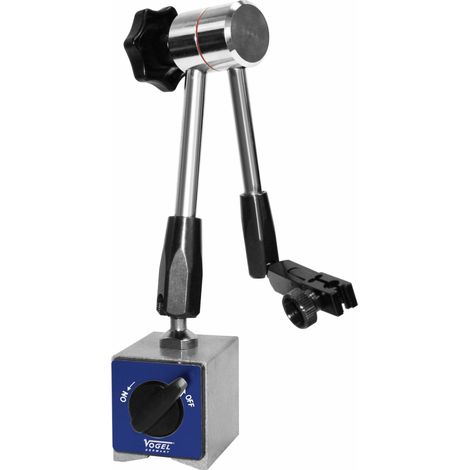 VOGEL 255001 - Soporte universal porta-comparador articulado con bloqueo central -  Altura total 400 mm- Base 65 x 50 x 55 mm (1/2)