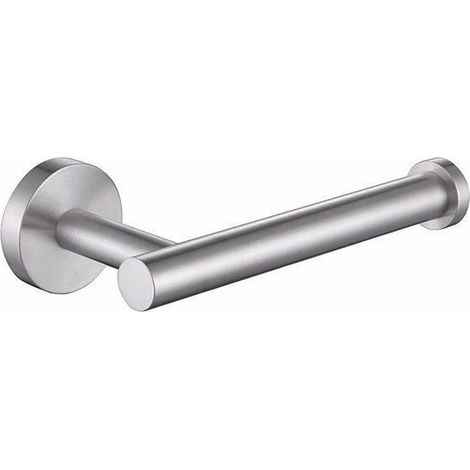 Wall-mounted toilet paper holder, toilet paper holder made of 304 stainless steel with polished surface, color silver MUMU