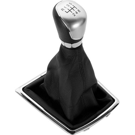 royaluxe -Pommeau de Levier de Vitesse Compatible pour Ford Focus MK2 05-12 (1/5)