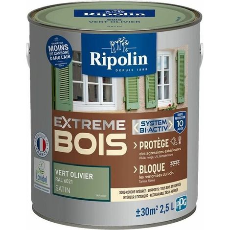 Ripolin Holzschutzfarbe Außen Grün Olivier RAL 6021