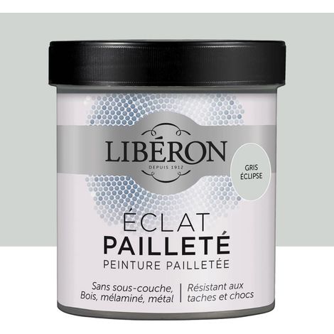Peinture meuble Eclat Pailleté LIBERON Gris éclipse 0,5 L (1/3)