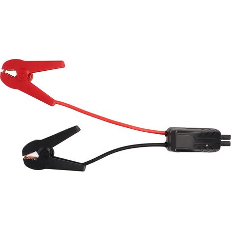 Pince de démarrage pour batterie de voiture, câble de connexion avec clips crocodile en ABS (1/5)