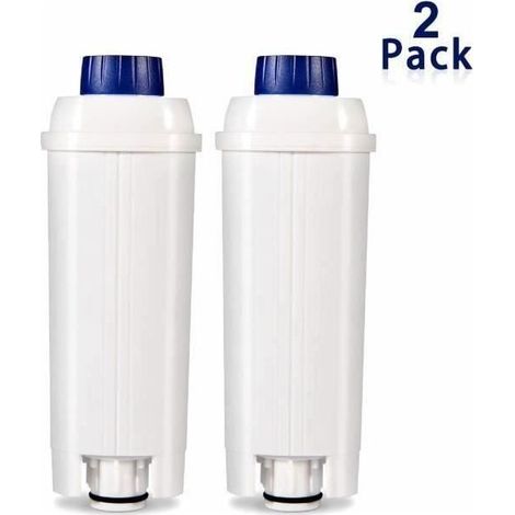 Lot de 2 filtres à eau pour machines à café Delonghi de'longhi dlsc002 Compatible avec Delongie ECAM, Esam ETAM, BCO, EC (1/4)