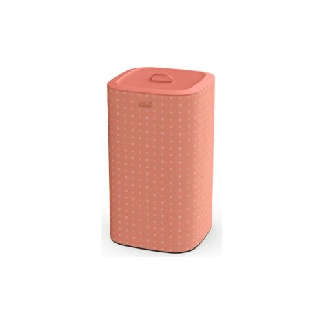 Joseph Joseph Tota Pop - Cesto separatore porta biancheria bucato, 60 litri, con coperchio, 2 sacchi rimovibili con manici, Corallo/Turchese
