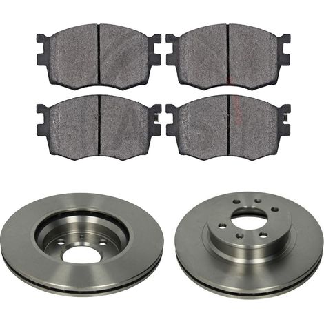 KIT FRENI ANTERIORI compatibile con HYUNDAI i20 (PB,PBT) - DISCHI + PASTIGLIE OEM: FDB1955 / 18024 , 17724 /SOSTITUZIONE DIRETTA/BASSA POLVERE/SILENZIOSO (1/5)