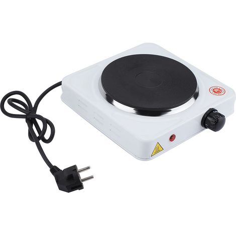 Eosnow Cuisinière électrique sûre à économie d'énergie pour faire du thé, du café et du lait domestique 1000 W (, blanc) (1/5)