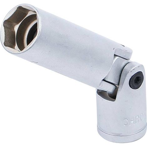 Douille Articulée de Bougie Hexagonale 10 mm (3/8) - 14 mm - Précision et Accessibilité, Acier - D-Work