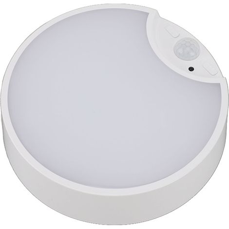 Beyamis Plafonnier LED sans fil – détecteur mouvement, piles, placard/garde-manger/garage (1/5)