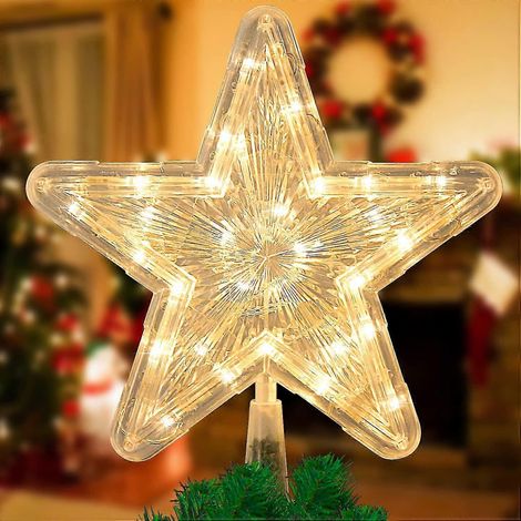 Beleuchteter Weihnachtsbaumstern (1/5)