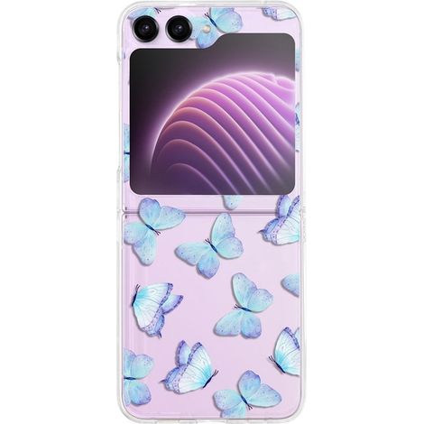Hartschalenetui für Samsung Galaxy Z Flip 5 5G, Schmetterlingsmotiv (1/2)