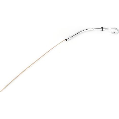 Tube de jauge d'huile de remplacement côté conducteur pour moteur Chevy SBC 283, 327, 350 et 400 (1955-1979) - Argent (1/5)