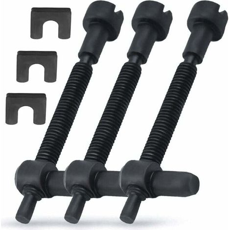Kit de Vis de Réglage de Chaîne/Chaîne Vis de Réglage du Tendeur pour Husqvarna 61 66 266 268 272 281 288 162 181 281XP 501537101 Pièces de Tronçonneuse