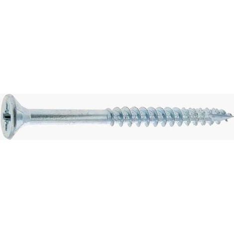 Ultima Visser Fijar Pegar Tornillos para madera blanco 5x70 mm (1/2)
