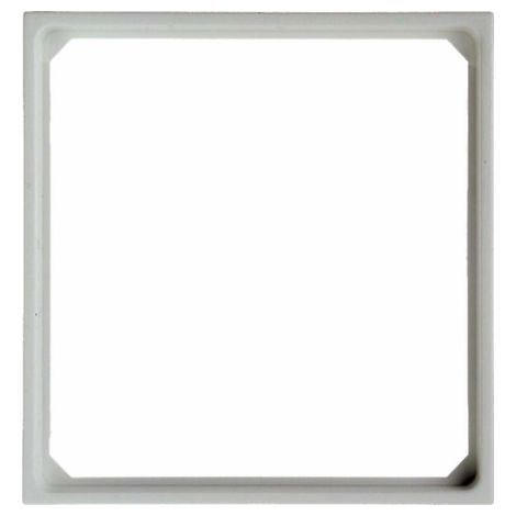 BERKER 11099089 ADAPTERRING FÜR ZENTRALSTÜCK 50 X 50 MM S.1/B.3/B.7 GLAS POLARWEIß, GLÄNZEND